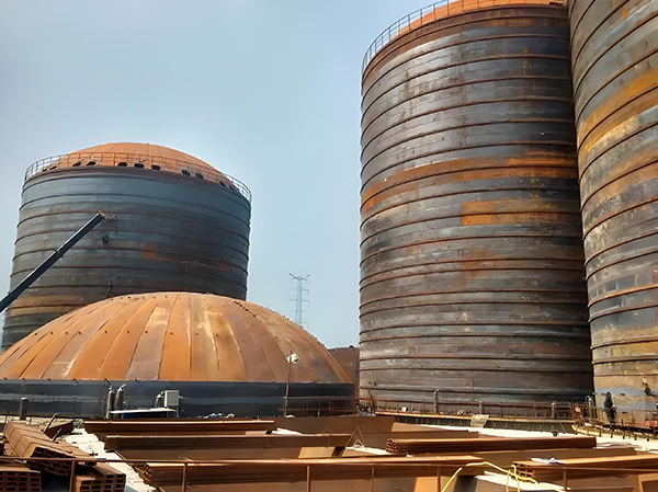 昌乐焦粉钢板仓